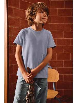 Cigit T-Shirt 1-8 Yaş Pastel Mavi