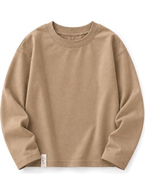 Cigit Mevsimlik Basic T-Shırt 2-10 Yaş Camel