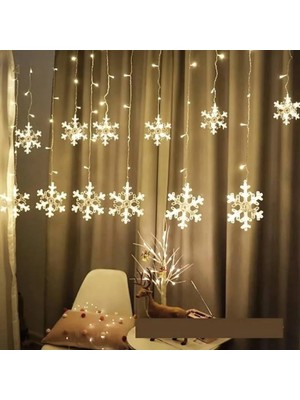 Pileli Store 12 Kar Tanesi 8 Fonksiyonlu 3m 12 Saçaklı Mz-16-5