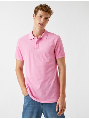Koton Basic Polo Yaka Tişört Pamuklu