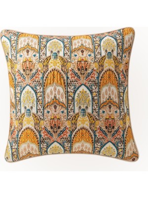 Lidoma Home "green & Mosaic" Etnik Desenli Kırlent Kılıfı - 45X45