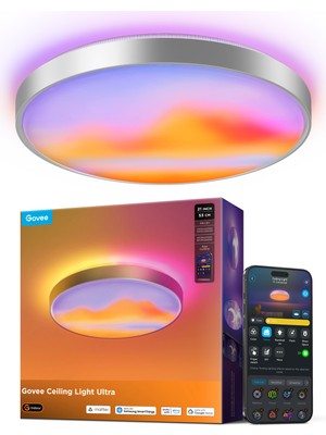 Govee Rgbwwıc Tavan Armatürü Ultra 21 Inç/53 cm