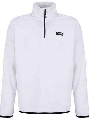 National Geographic Ekru Erkek Polar Sweatshırt N6WM-SWT4050