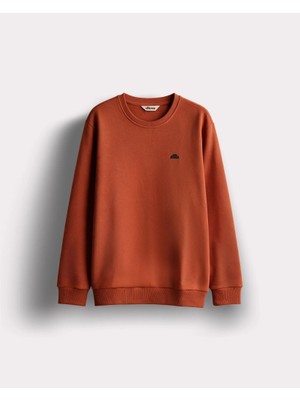 Ellesse 6WM3001-BR Erkek Sweat Kiremit