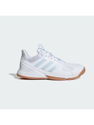 Adidas KJ9640 Court Flight Kadın Salon Ayakkabısı Beyaz