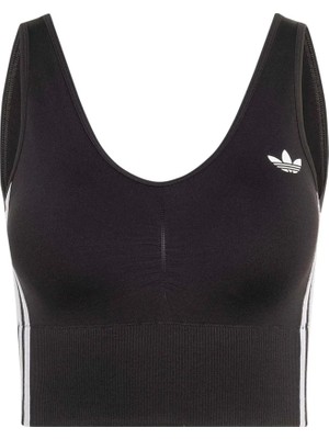 Adidas Kadın Büstiyer Essentıals 3 Strıpes Seamless Bralette KZ4109