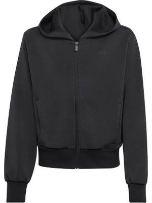 Adidas Çocuk  Siyah  Ceket G Fz Hd KY6013