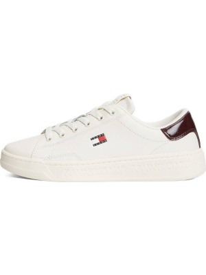 Tommy Hilfiger Ekru Kadın Sneaker Tjw Logo Sneaker