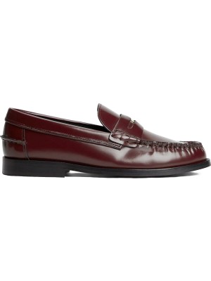 Tommy Hilfiger Kahverengi Kadın Loafer Hılfıger Penny Abrasıvato