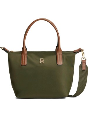 Tommy Hilfiger Haki Kadın Çapraz Çanta Popette Mını Tote