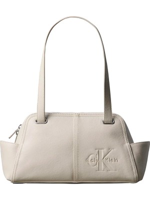 Calvin Klein Ekru Kadın Omuz Çantası Pockets Monologo Shoulder Bag