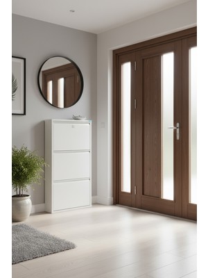 Liccia Metal Ayakkabılık 3'lü Kilitli Model