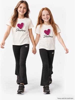 Skechers G Ankle Legging Büyük Kız Çocuk Siyah Tayt SK2610038-3817