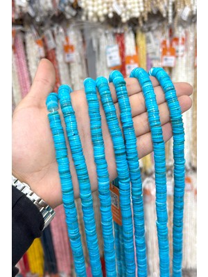 Sedef Taşı 10X2MM Rondela Kesim Doğal Taş Diziler