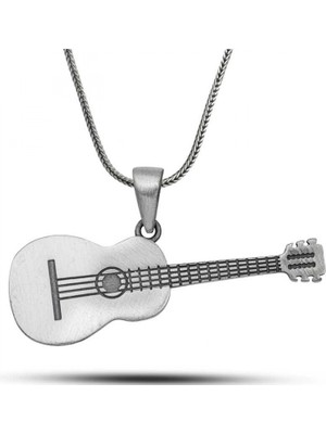 Pileli Store ​gümüş Gitar Kolye