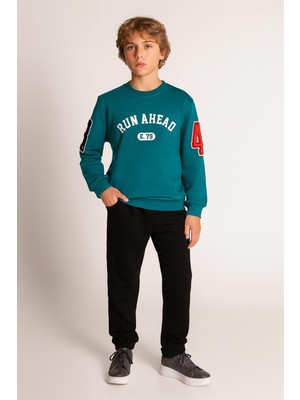 Ay Kids Erkek Çocuk  Sweatshirt  Eşofman Takımı Alt Üst 2 Parça 4055-Y