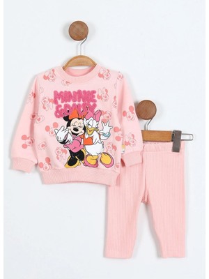 Ay Kids Aykidsclup Süzene Karakter Nakışlı Fitilli Taytlı Ip Kız Bebek Takım 6194-S