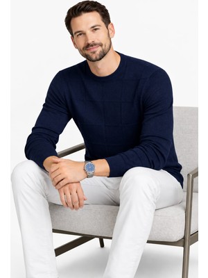 🧶✨ Castello Premium Örgü & Desenli Bisiklet Yaka Triko Kazak