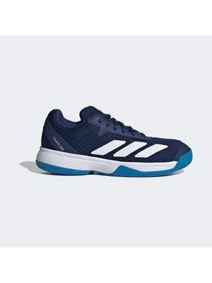 Adidas KK3857 Courtflash Sert & Toprak Kort Çocuk Tenis Ayakkabısı Mavi