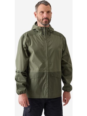 Decathlon Solognac Erkek Avcı Yağmurluğu - Yeşil - Avcılık ve Doğa Gözlemi - 100