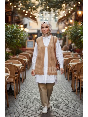Ozka Concept Kadın Yeleği, Çeyizlik Örgü Yelek, Hediyelik Nişan Yeleği, Nişan&çeyiz Yelekleri