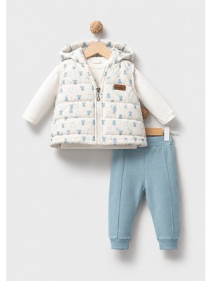 Bubbles Dad&me Erkek Bebek Yelekli Takım