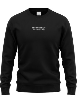 Rolypoly Kids Eşofman Üst-Sweatshirt Siyah Çocuk Eşofman Üstü