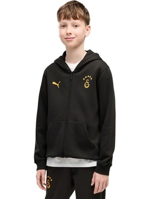 Puma Gsk Ftbless Fz Hoodjkt Jr Fl Siyah Çocuk Sweatshirt