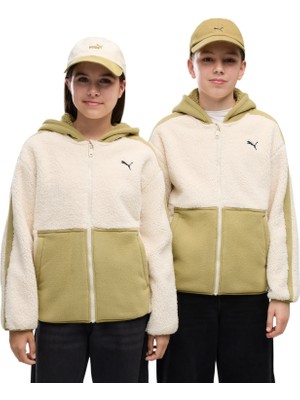 Puma Ess Winterized Full-Zip Bej Çocuk Polar