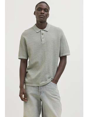 Jack & Jones Jack&Jones Erkek Polo Yaka Tişört 12268281 ICEBERG GREEN