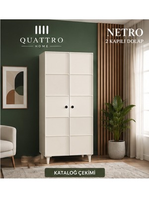 Quattro Home Netro 2 Kapaklı Dolap