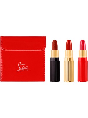 Christian Louboutin Rouge Louboutin Lipstick On The Go Trio - Ruj