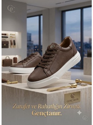 Gençtanır Shoes Erkek Günlük Esnek Rahat Dikişli Hafif Poli Taban Yürüyüş Garantili Spor Ayakkabı