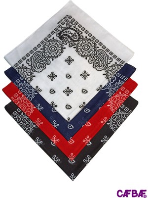 Cafbaf 4 Renk Bandana 4lü Set