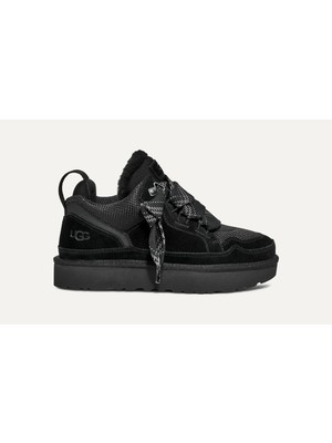 UGG Kadın Rahat Taban Yüksek Bilekli Süet Deri Kum Bot & Bootie 1144032-BLACK