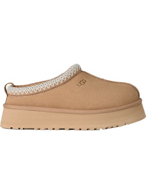 UGG Kadın Platform Taban Süet Detaylı Rahat Astarlı Kum Bot & Bootie 1174471-SAND