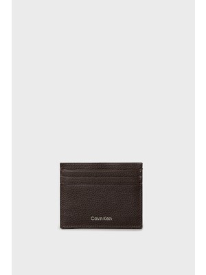 Calvin Klein Erkek Çoklu Kart Bölmeli Deri Kahverengi Kartlık LV04D1060G-YG1