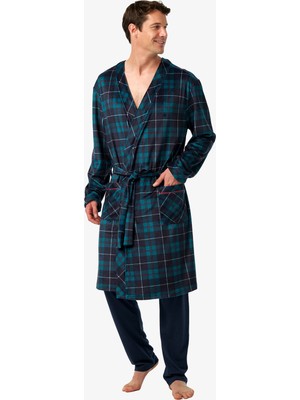Blackspade Erkek Sabahlık 40981 - Ekose Desenli