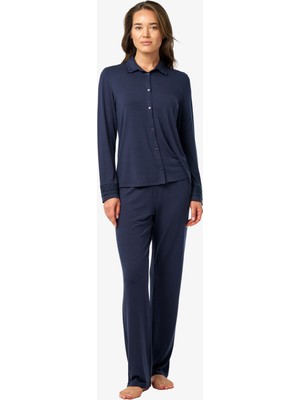 Blackspade Kadın Pijama Takımı 52205 - Lacivert