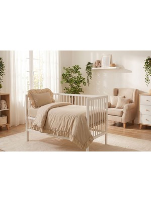 İşbir Yatak Tiny Ruffle Bebek Nevresim Takımı