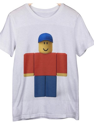 Butik Fake Man Tişört Beyaz Unisex Tshirt