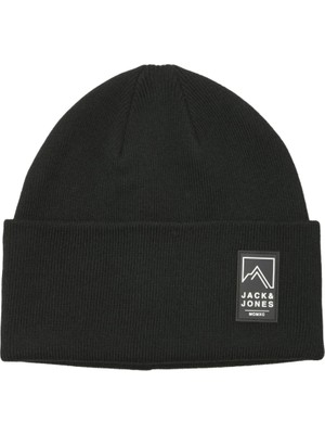 Jack & Jones 12286472 Jacalpes Beanie Ski Bere Siyah