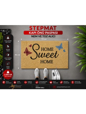 My Floor Stepmat Nem ve Toz Alıcı Velür Coco Kapı Önü Paspası