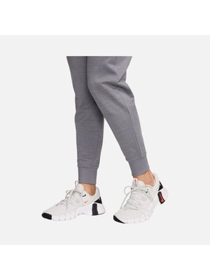 Nike Therma-Fıt One Kadın Polarlı Yüksek Belli Spor Jogger Eşofman Altı Gri | FB5431-091