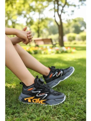 Cozi Company Erkek Çocuk Akıllı Bağcıklı Günlük Rahat Işıklı Spor Ayakkabı Sneaker