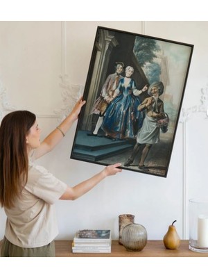 Pegziz Hollanda Mizah Sanatı Figüratif Klasik Resim Çerçeveli Sanat Poster Duvar Dekoru