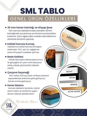 SML Tablo Kanatlarını Açmış Mavi Tüylü Tavus Kuşu Çerçeveli Dikey Kanvas Tablo