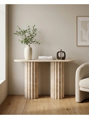 Miarik Design Vanessa-Traverten Balık Sırtı Ayak Dresuar