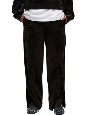 Puma Essentials Elevated Velour Kadın Siyah Günlük Stil Eşofman Altı 69402201