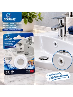 OCK Plast Lavabo Taşma Yüzüğü